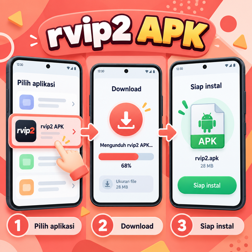 Sudut Pandang Pengguna tentang pemasangan aplikasi secara manual dalam Pengantar rvip2 APK
